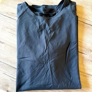 Grey lululemon athletic shirt